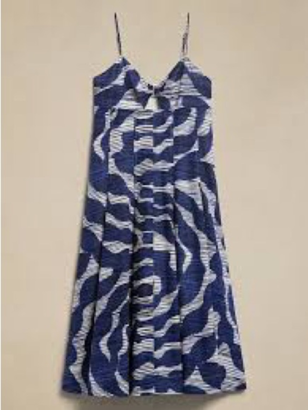 Banana Republic Blue White Print Sundress with NWT size 18